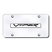 Automotive Gold License Plate - Viper Stainless Steel - VIPNCC