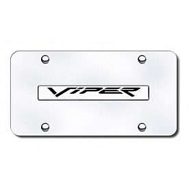 Automotive Gold License Plate - Viper Stainless Steel - VIPNCC