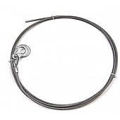 Warn Winch Cable - 25 Feet x 1/4 Inch Extra Improved Plow Steel - 24889
