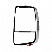 Velvac Exterior Mirror 1 Remote And 1 Manual  Silver Head With Black Arm - 718466
