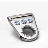 Vintage Parts Steering Column Mount - Chrome Plated Aircraft Grade Alloy Silver - 61993