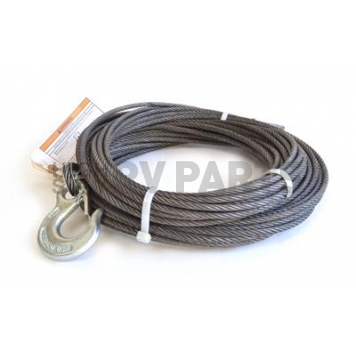Warn Winch Cable - 100 Feet x 1/4 Inch Galvanized Steel - 24893