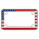 Cruiser License Plate Frame - USA Flag Die Cast Zinc - 77203