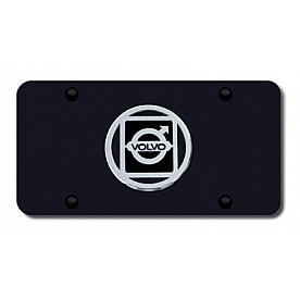Automotive Gold License Plate - Volvo Logo Stainless Steel - VOLGB