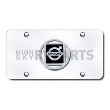Automotive Gold License Plate - Volvo Logo Stainless Steel - VOLGC