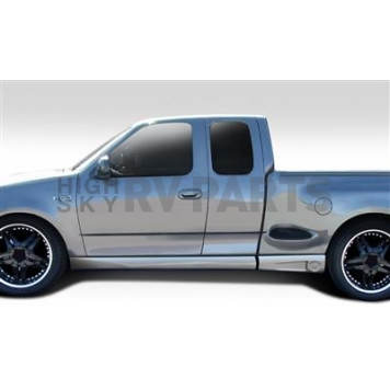 Extreme Dimensions Side Skirt - Primered Fiberglass Reinforced Plastic Black Set of 4 - 112129