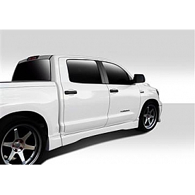 Extreme Dimensions Side Skirt - Primered Fiberglass Reinforced Plastic Black Set of 4 - 112130