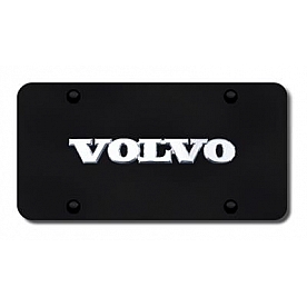 Automotive Gold License Plate - Volvo Stainless Steel - VOLNCB
