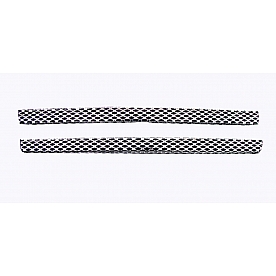 Street Scene Bumper Grille Insert Mesh Chrome Plated Silver Steel - 95078834