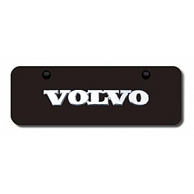 Automotive Gold License Plate - Volvo Stainless Steel - VOLNCBM