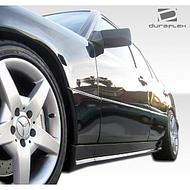 Extreme Dimensions Side Skirt - Primered Fiberglass Reinforced Plastic Black Set of 2 - 105061