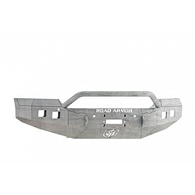 Road Armor Bumper Stealth Pre-Runner 1-Piece Design Steel Natural - 215R4Z