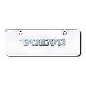Automotive Gold License Plate - Volvo Stainless Steel - VOLNCCM