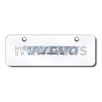 Automotive Gold License Plate - Volvo Stainless Steel - VOLNCCM