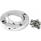 Borgeson Steering Column Mount - Polished Aluminum Silver - 909006