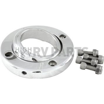 Borgeson Steering Column Mount - Polished Aluminum Silver - 909006