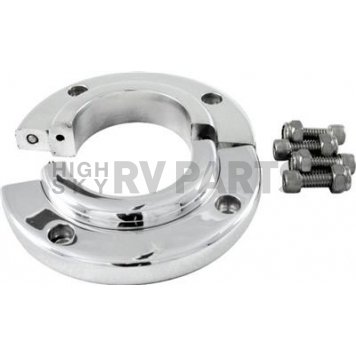 Borgeson Steering Column Mount - Polished Aluminum Silver - 909008