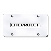 Automotive Gold License Plate - Chevrolet Stainless Steel - CHVNGC
