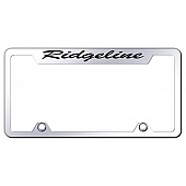Automotive Gold License Plate Frame - Silver Stainless Steel - TFSRIDEC
