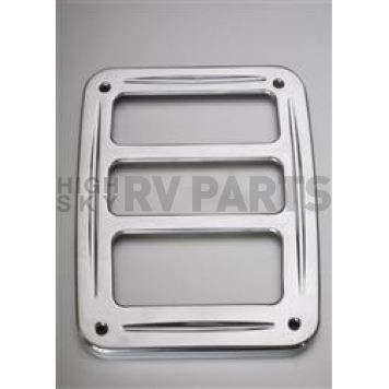 All Sales Tail Light Cover - Aluminum Silver Set Of 2 - 3409C