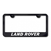 Automotive Gold License Plate Frame - Black Stainless Steel - LFLANEB