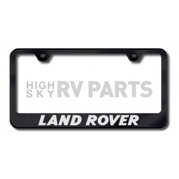 Automotive Gold License Plate Frame - Black Stainless Steel - LFLANEB