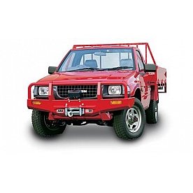 ARB Bumper Steel Powder Coated Deluxe Bar Black 1-Piece - 3448040