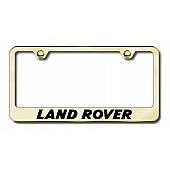 Automotive Gold License Plate Frame - Gold Stainless Steel - LFLANEG