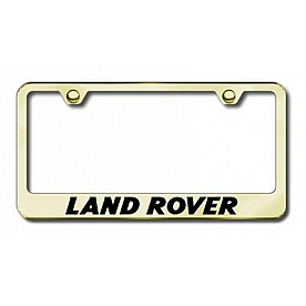 Automotive Gold License Plate Frame - Gold Stainless Steel - LFLANEG