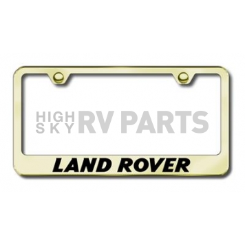 Automotive Gold License Plate Frame - Gold Stainless Steel - LFLANEG