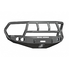 Road Armor Bumper Stealth Titan II 1-Piece Design Steel Black - 40802B
