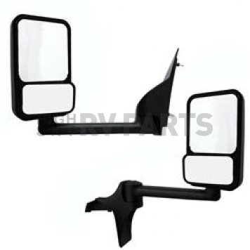 Velvac Exterior Mirror Manual Rectangular Black - 728730