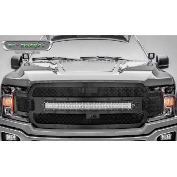 T-Rex Truck Products Grille Insert - Mesh Rectangular Black Powder Coated Steel - 6315751BR