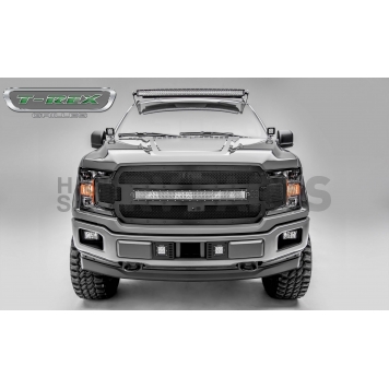T-Rex Truck Products Grille Insert - Mesh Rectangular Black Powder Coated Steel - 6315751BR-1