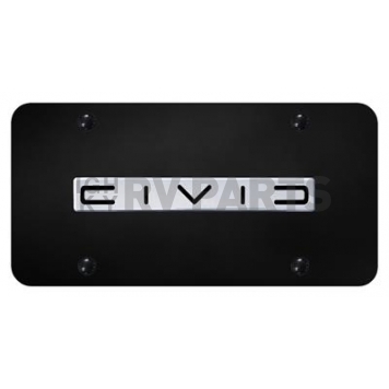 Automotive Gold License Plate - Civic Stainless Steel - CIVCNCB