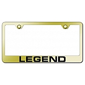 Automotive Gold License Plate Frame - Gold Stainless Steel - LFLEGEG
