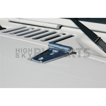 Putco Door Hinge Protector - ABS Plastic Silver Chrome Plated 28 Piece - 401271