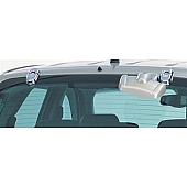 Putco Rear Window Hinge Cover - ABS Plastic Silver Chrome Plated Set Of 2 - 408212