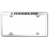 Automotive Gold License Plate Frame - Silver Stainless Steel - TFWRIDEC