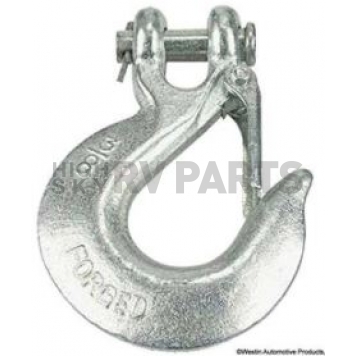 Westin Automotive Winch Clevis Hook - Cast Steel Silver 3/8 Inch - 473208-1