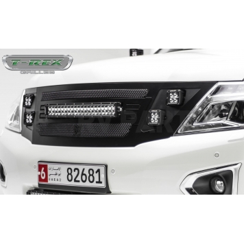 T-Rex Truck Products Grille Insert - Mesh Rectangular Black Powder Coated Steel - 6317871-2