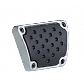 Lokar Performance Brake Pedal Pad - Aluminum Gray Billet - MCPP5