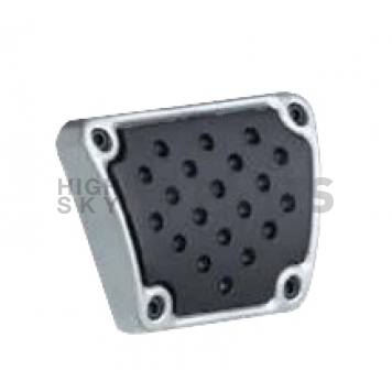 Lokar Performance Brake Pedal Pad - Aluminum Gray Billet - MCPP5