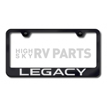 Automotive Gold License Plate Frame - Black Stainless Steel - LFLGYEB