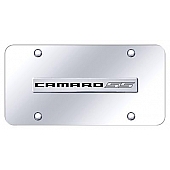 Automotive Gold License Plate - Camaro SS Stainless Steel - CMRSSNCC