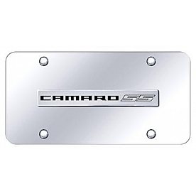 Automotive Gold License Plate - Camaro SS Stainless Steel - CMRSSNCC