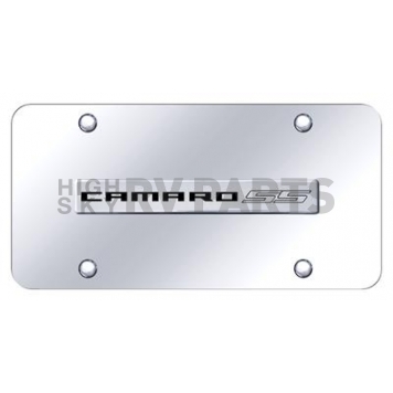 Automotive Gold License Plate - Camaro SS Stainless Steel - CMRSSNCC