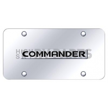 Automotive Gold License Plate - Commander Stainless Steel - COMNCC