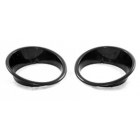 Rugged Ridge Headlight Trim - Plastic Black Set Of 2 - 1241925