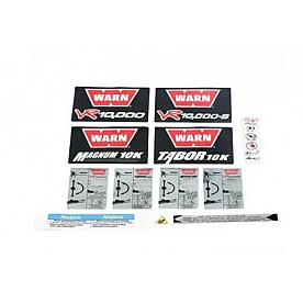 Warn Winch Label - 92066